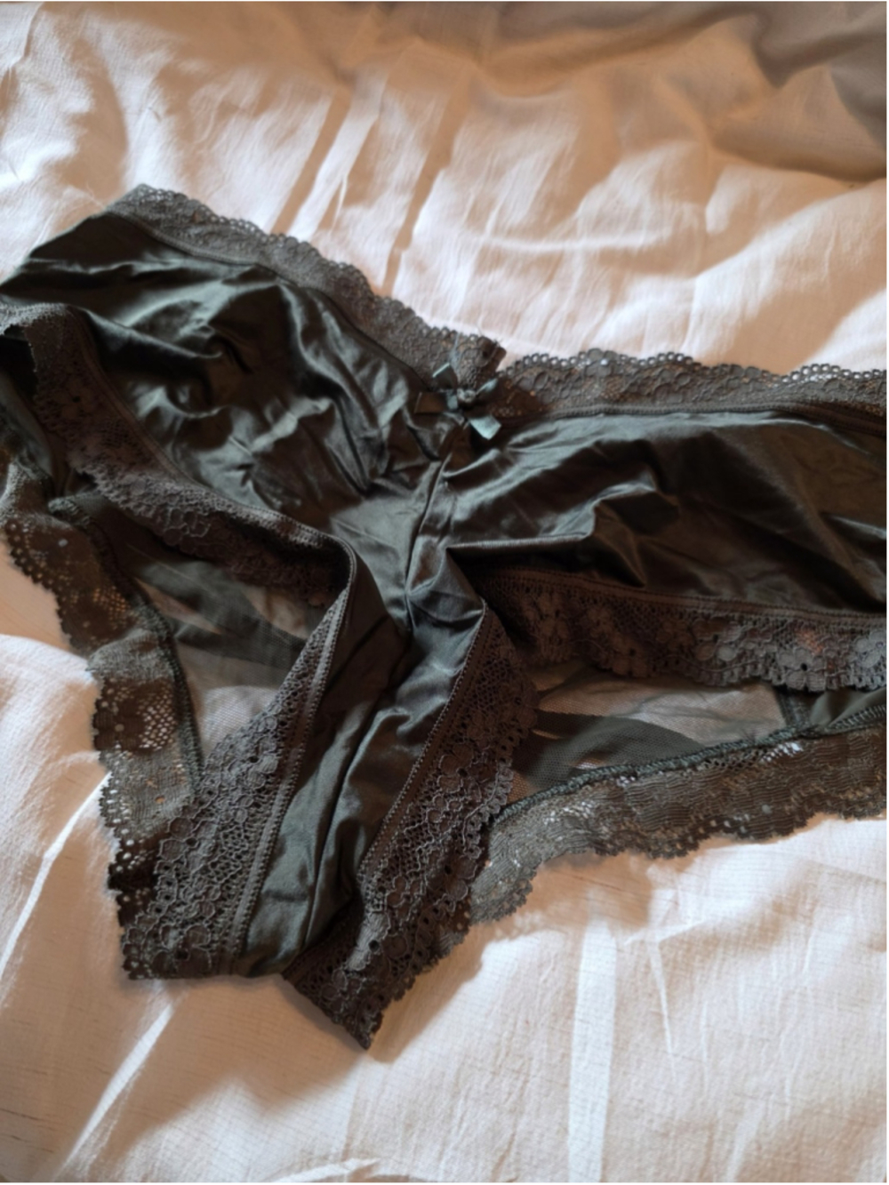 Victoria's Secret Very Sexy Lace Satin Smooth High Leg Cheeky Panty XL